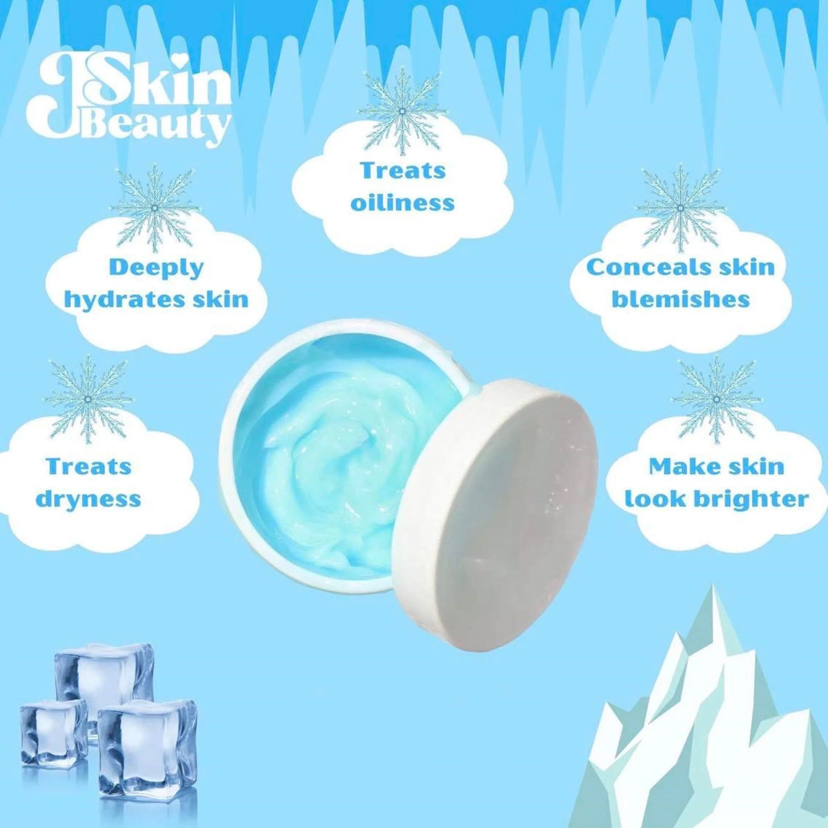 Ice EXPIRY DATES Skin Moist NO PRINTED 2 Beauty Mask Jars Water Sleeping J - Hydra