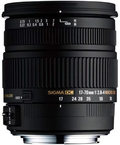 Lens Sigma HSM - DC 17-70mm F2.8-4 MACRO Black