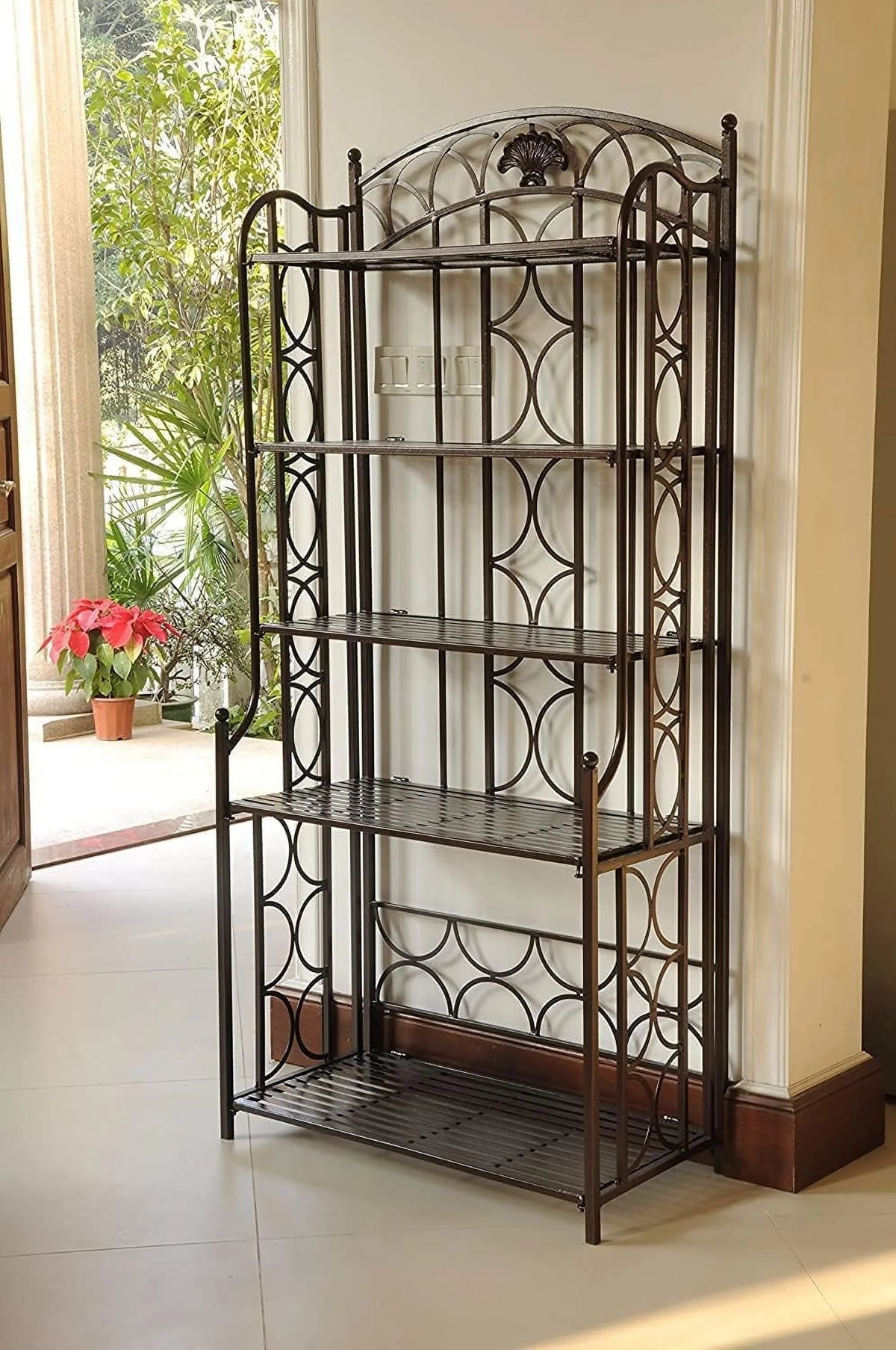 Dining Area Kitchen, Rack X Iron 4" Baked Or Indoor/Outdoor Allows X Cooling Goods, Good Ventilation, Space-Efficient Pantry D 70" 32" For Bakers W For