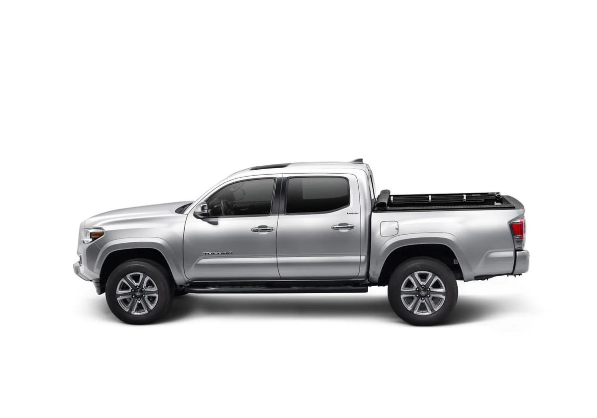 Truck with Truxport Bed Tonneau Caps | (76.1") Up Truxedo w/o Cover 4" 6' Bed | Soft 268101 Compatible Roll Bed 1999-2006 Tundra
