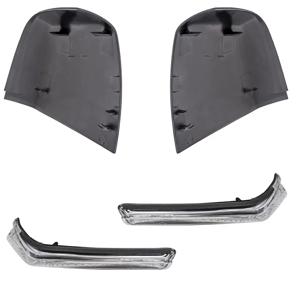 Left Mirror Passenger Gray Paint Brock SLT 2015-2021 Driver And Promaster RAM Compatible SLT/Tradesman Door 4 Signal Set Right With Replacement Cover Match Light Piece City Turn To Aftermarket