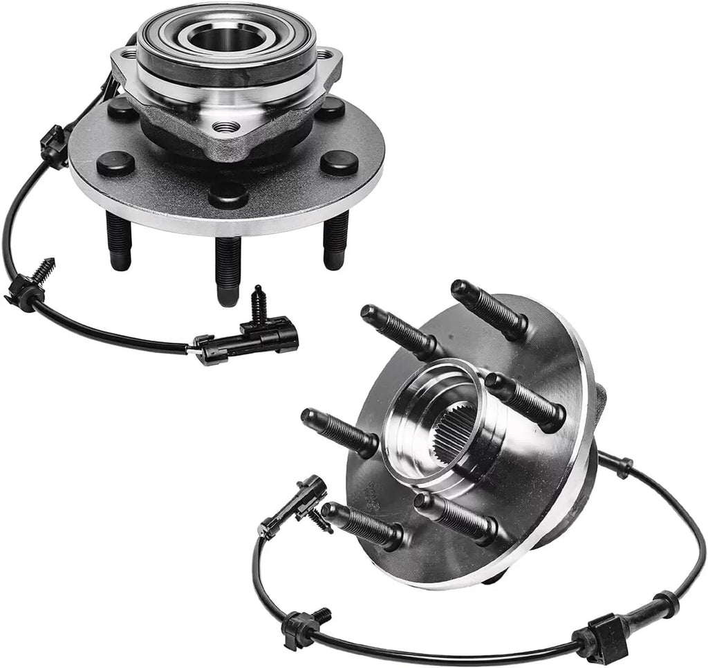 Axle Wheel 4WD Tahoe w/Keys + 1500 Lugnuts Detroit for - Front Replacement Suspension Kit 2000-2006 Sierra Control Hubs 24pc Escalade Arms Silverado