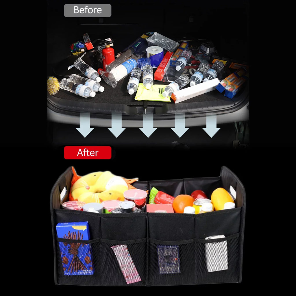 Box Trunk Storage Box Cloth Organizer Car Car Folding Storage 55L Automotive Cargo Car Trunk Oxford Andoer Organizer