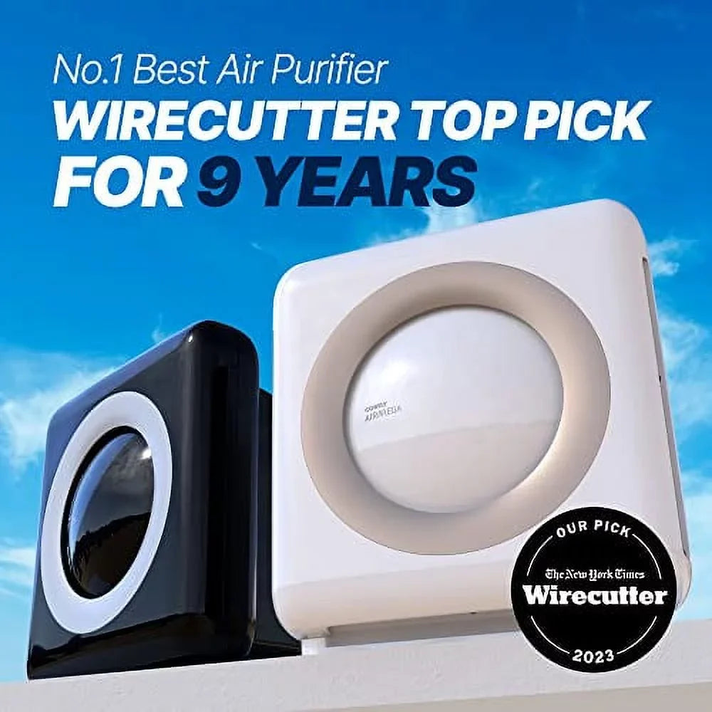 Purifier Monitoring, AP-1512HH(W) White Mode, Air 16.8 x Auto, with HEPA Quality Airmega Filter Timer, Coway x and Indicator, Eco 18.3 9.7, True