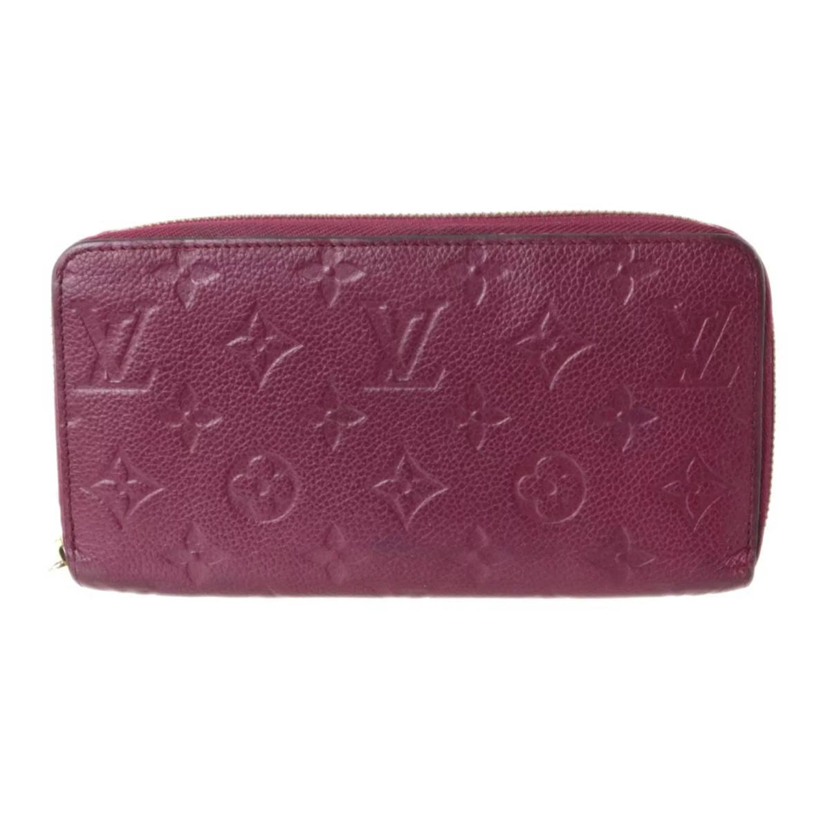 Amplant Monogram Zippy Pre-Owned Cherry Wallet (Fair) M68571 Berry Long