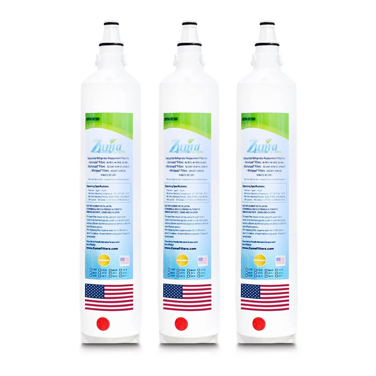 Compatible 3 Made ZWFZ1-RF750 , U.S.A. ZUMA BI48SDO # - Filters with , Model - Subzero® in , Water Pack Brand