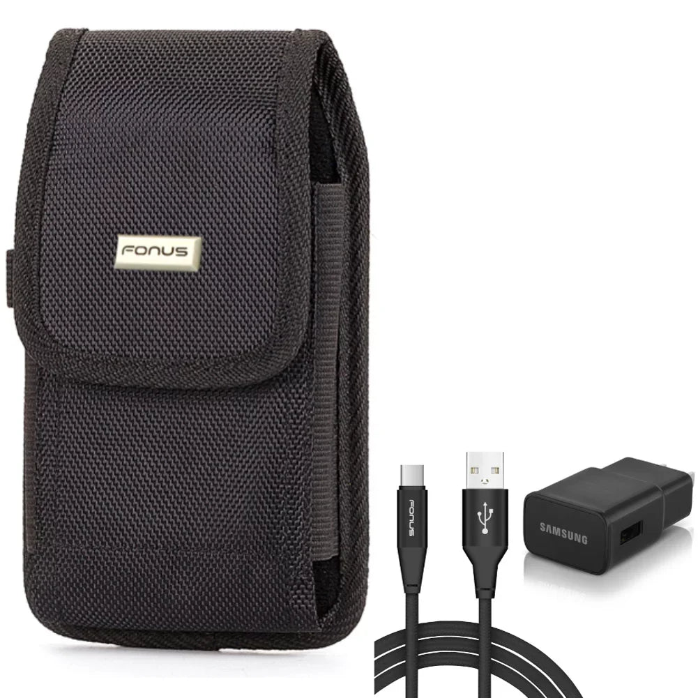 5 Belt 4 Harmony 5G, w - Premier ThinQ, for ThinQ, (L455DL), Rugged Fast Plus, LG Clip 4 Stylo G7 Home Jitterbug Smart3 Holster Case K92 Cable 6ft Charger Plus Pro G8X 6 USB Lively Type-C