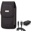5 Belt 4 Harmony 5G, w - Premier ThinQ, for ThinQ, (L455DL), Rugged Fast Plus, LG Clip 4 Stylo G7 Home Jitterbug Smart3 Holster Case K92 Cable 6ft Charger Plus Pro G8X 6 USB Lively Type-C