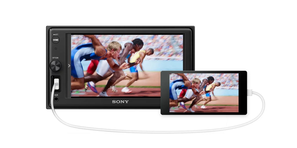x 4 55 receiver - Watts Digital 6.2" - Display Touch NEW Screen - XAV-1500