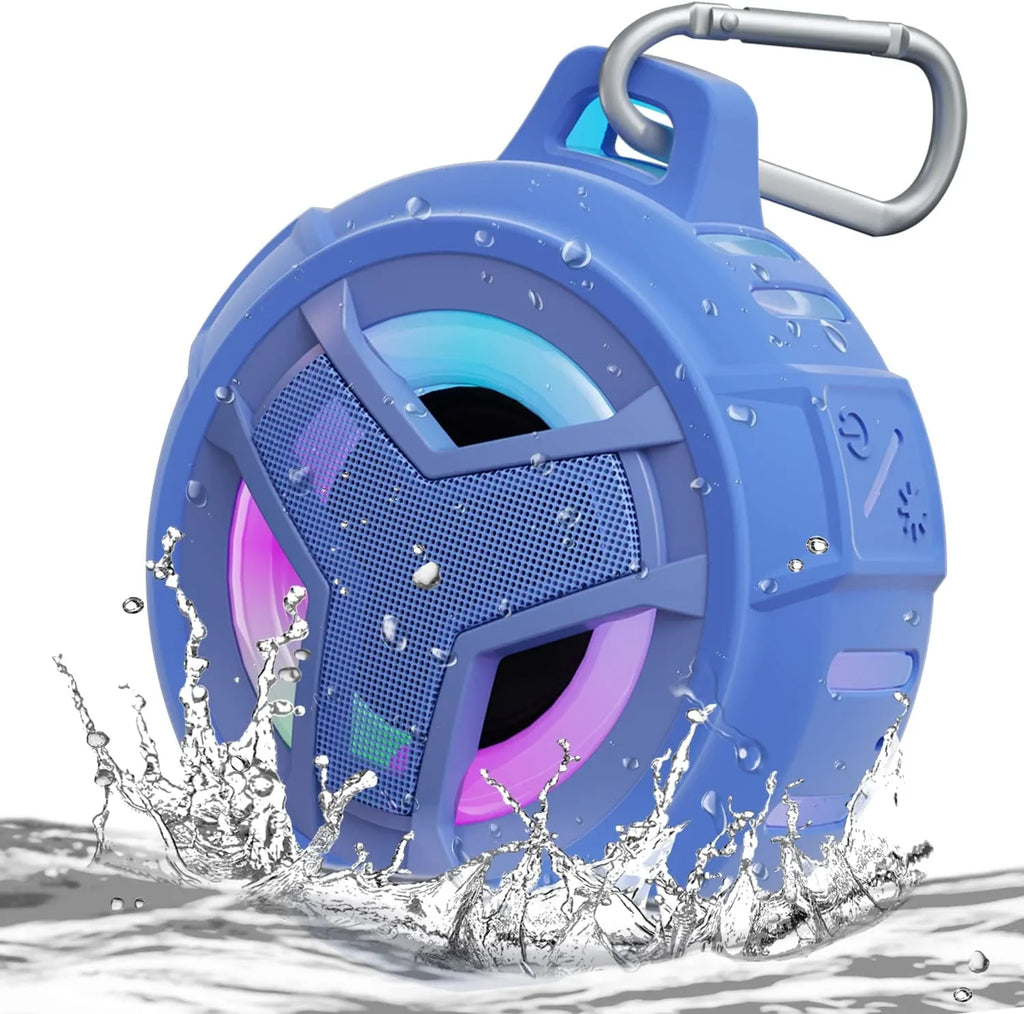Portable Kayak with Light for Floating EBODA Waterproof for Blue - Playtime Shower Boys Accessories, Bluetooth Men, Pool, Hiking, Gifts Light Beach, 24H Speaker, IPX7 Small Speakers, Wireless