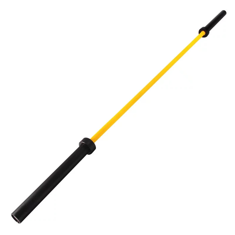 Olympic Weights Barbells,1000 Chrome Bar Yellow Chrome POUND Solid Hard Lifting Barbell Power Lifting