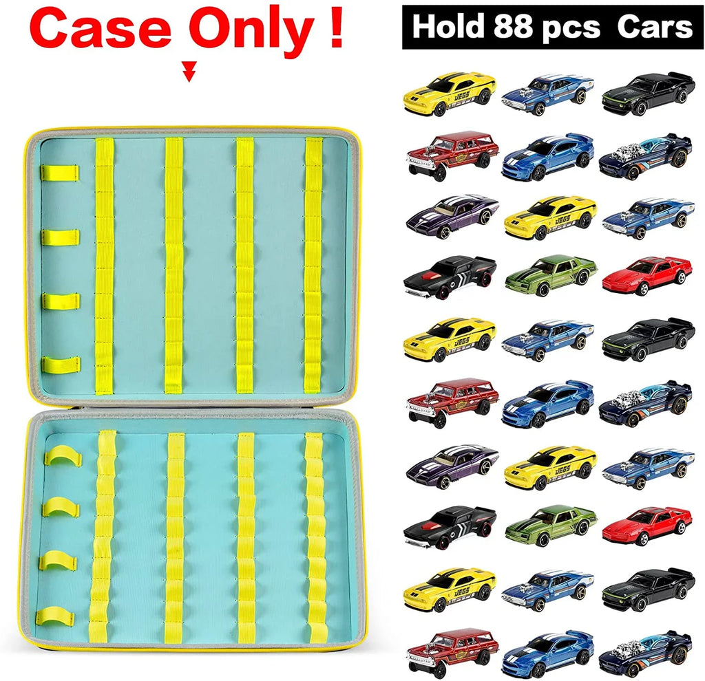 Container Holder Display 88 Organizer Toy Only) Case, Carrying Storage (Box Car