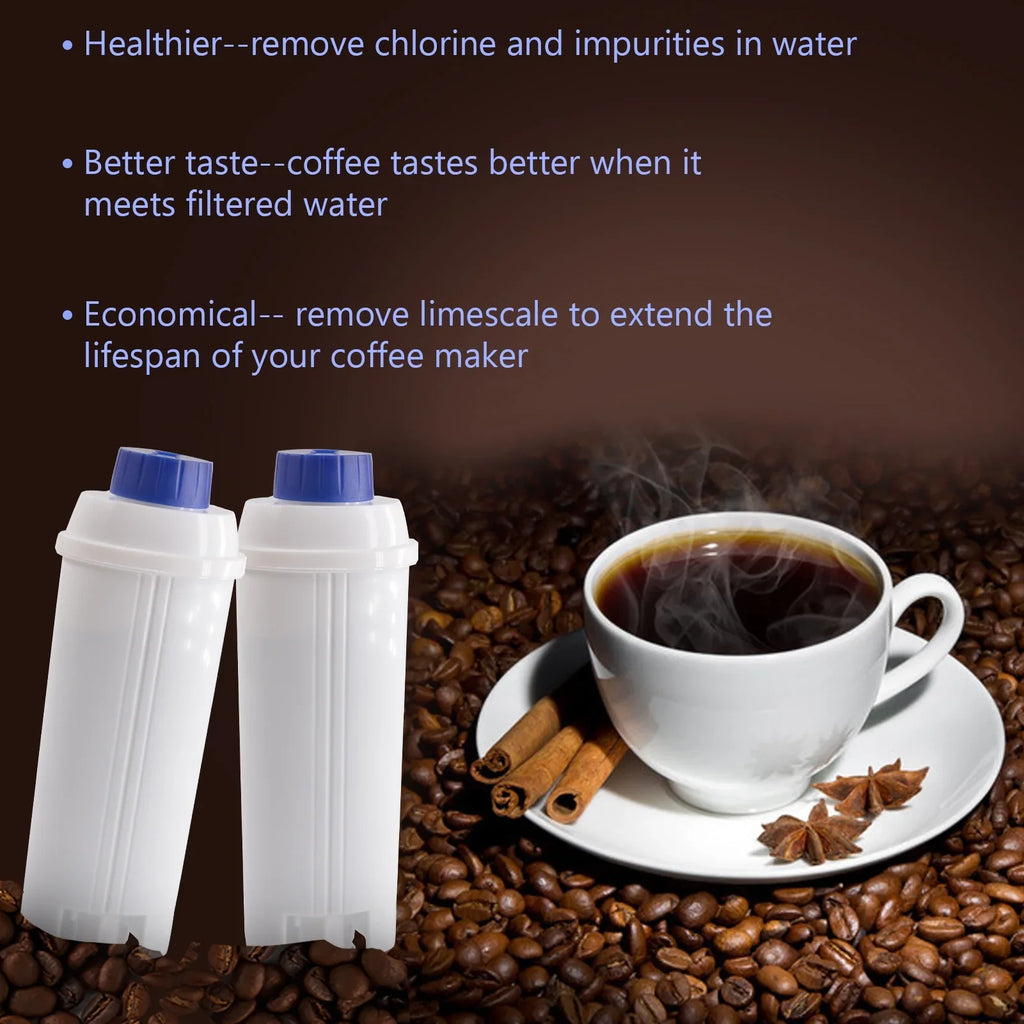 for Maker Delonghi Coffee with Replacement Coffee Coffee Filter Maker Replacement DSL Filter C002 Machine Cartridge 4Pcs Filter Water Compatible Coffee Machine Filter Accessory