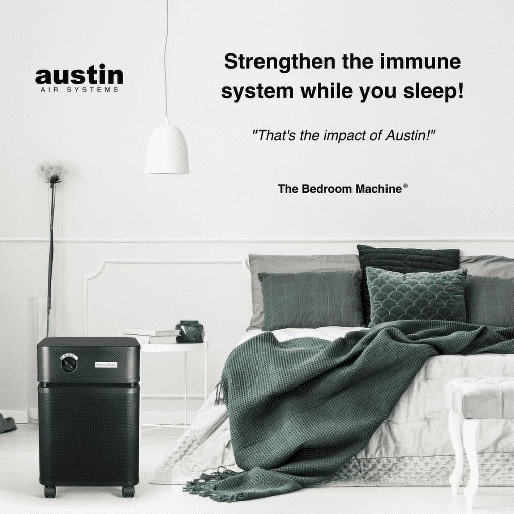 Air Plus Machine Prefilter, 1 White Austin Purifier, Complementary Air Bedroom
