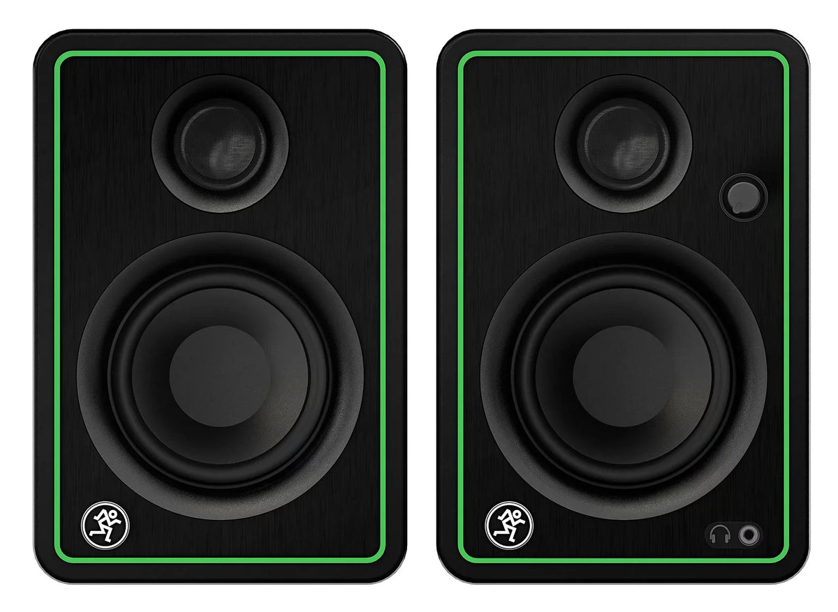 Bluetooth Studio Mackie CR3-XBT 50w Reference Bluetooth 2) 3" Monitors Speaker +