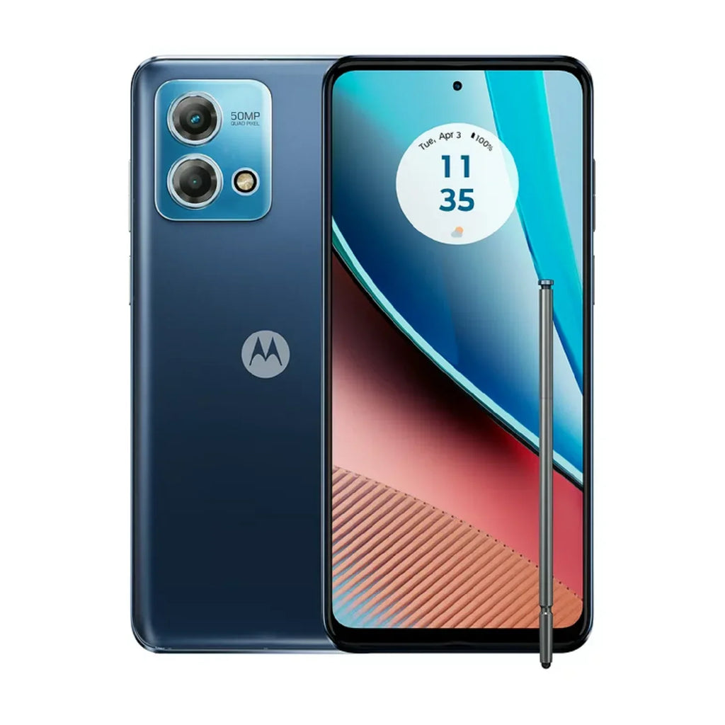 64GB Prepaid STMTXT2317DCPWP Refurbished Stylus Blue RAM Storage (2023) LTE Motorola 6.5'' Smartphone, 4G G Straight 90Hz Talk Moto 4GB