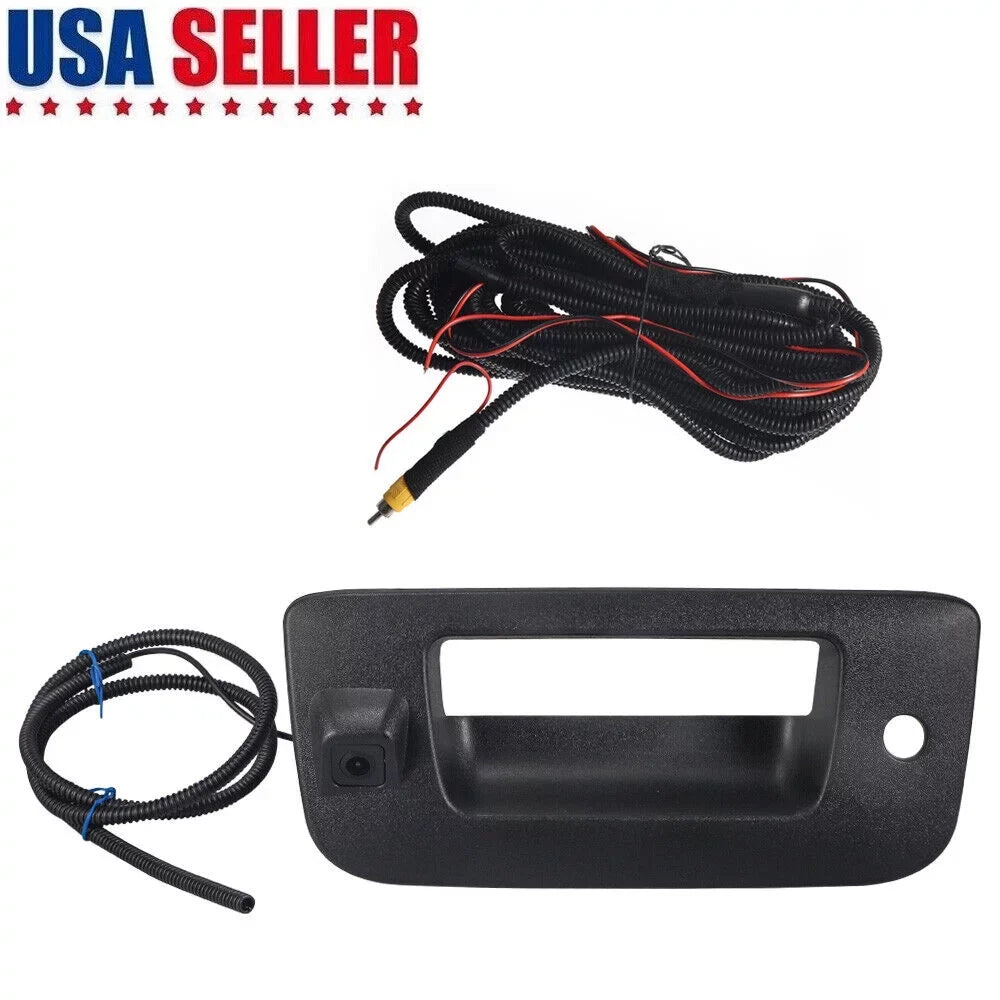 '- JahyShow Camera Rear Tailgate 07-13 View Silverado/GMC Handle with Compatible Sierra Chevy