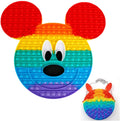 Perfect Teens Rainbow and Popits Gifts Women for Mouse Red Popits Large Matching Handbag, with