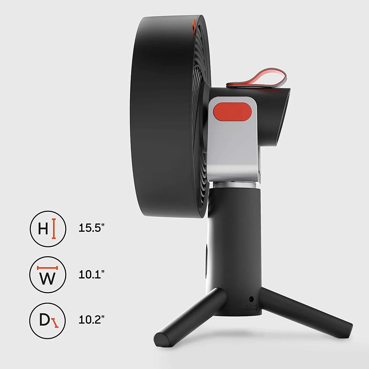 SPIN 10 Desktop 15.5", Image Fan, Oscillating Sharper Black