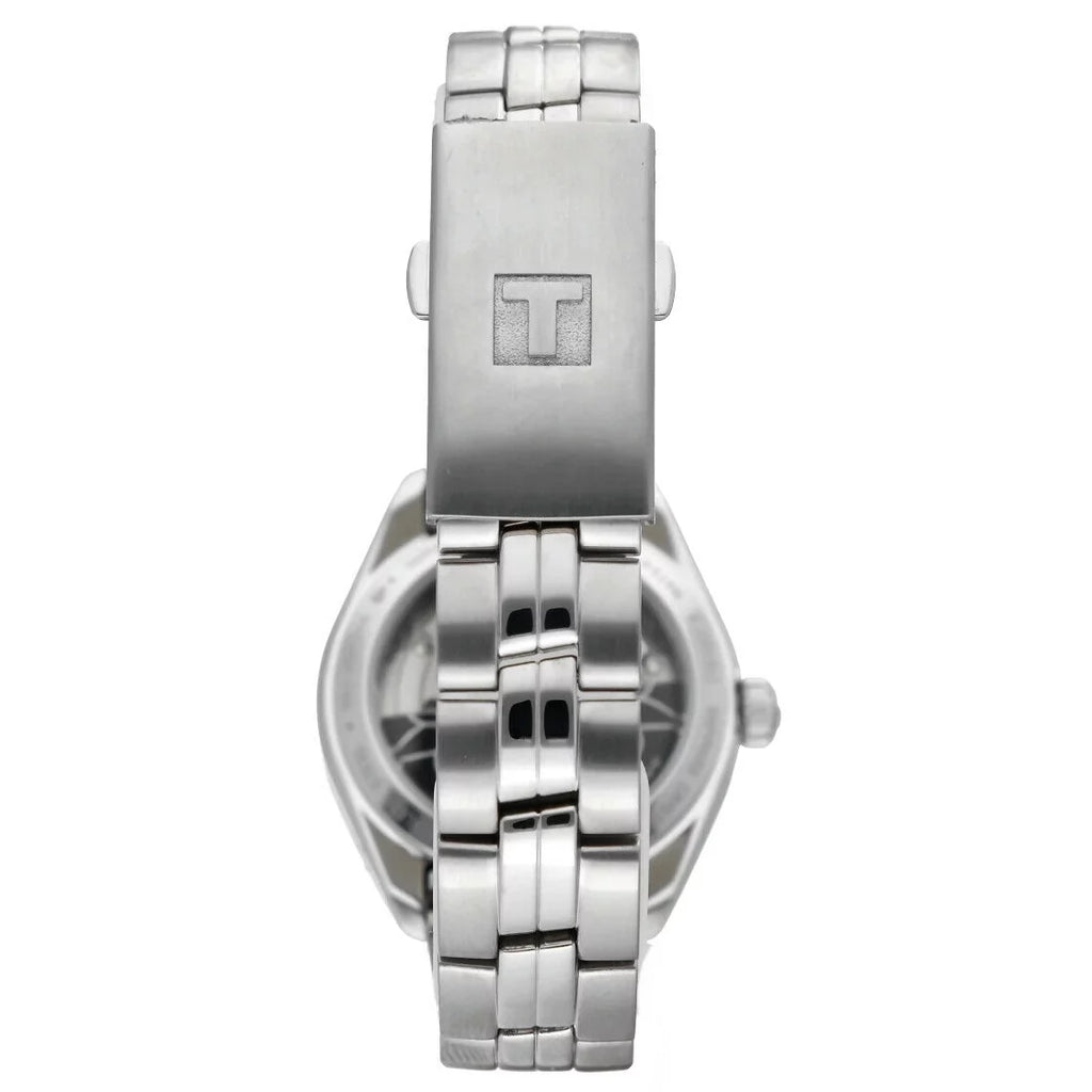 80 T101.207.11.04.100 Women's Steel PR100 Tissot Automatic 33mm Powermatic Watch