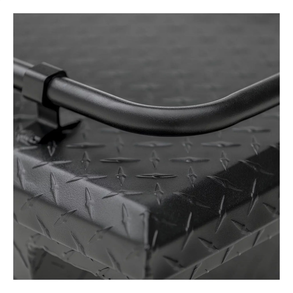 TOOLBOX MATTE Welding SECURE BLACK RAIL SL-72-LP-MB-R UWS/United WITH LOCK Services UWSSL-72-LP-MB-R LOW PRO 72IN