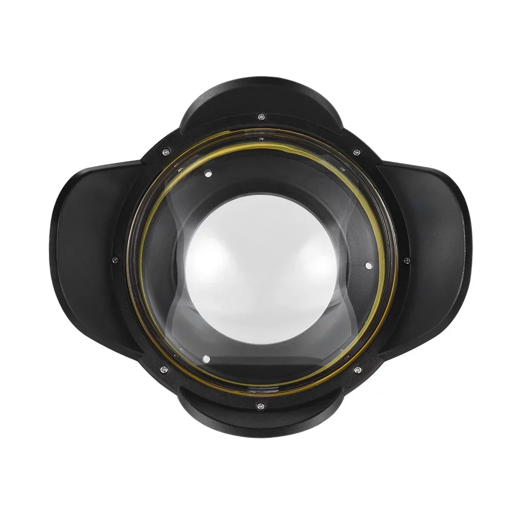 200mm Adapter 67mm Angle Case for Round Housing Fisheye Camera 197ft Cover MEIKON Shade Waterproof Lens Diving Camera 60m/ Underwater Port Wide Dome