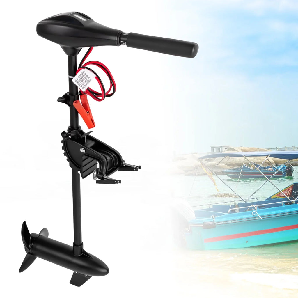 Brush Electric Saltwater Kayak Boat for LOYALHEARTDY Fishing Trolling Engine Outboard Motor Motor Inflatable Boat 58lbs