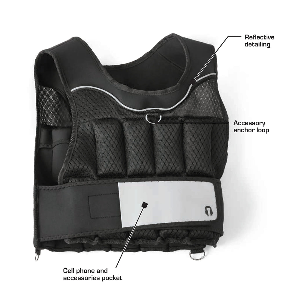 Athletic Training Vest Works Adjustable Weighted 20lb