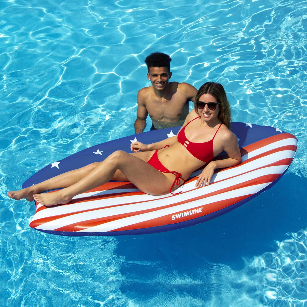 Mattress Pool Inflatable Americana Surfer Swimline