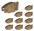 Van Beams Brackets Pack) Hinge Fitting Beam E-Track w/ - 2x4 Enclosed Accessories Rotating Cargo, Track in for - Truck, 2x6 Trailer, (10 Socket E-Track Shelf Wood System Rail & Bracket E & Wood