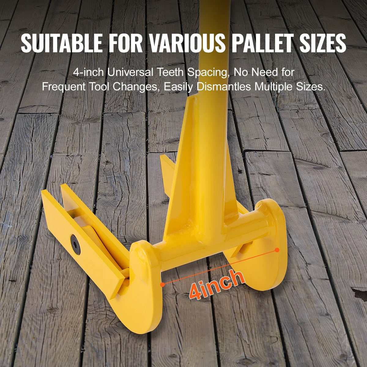 Deck Pallet Bar Handle Wrecker Buster Pallet Tool Pry 2000 41-Inch BENTISM lbs
