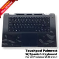 5530 Palmrest Precision Touchpad YFVCJ Spanish Keyboard - Assembly 2-in-1 New