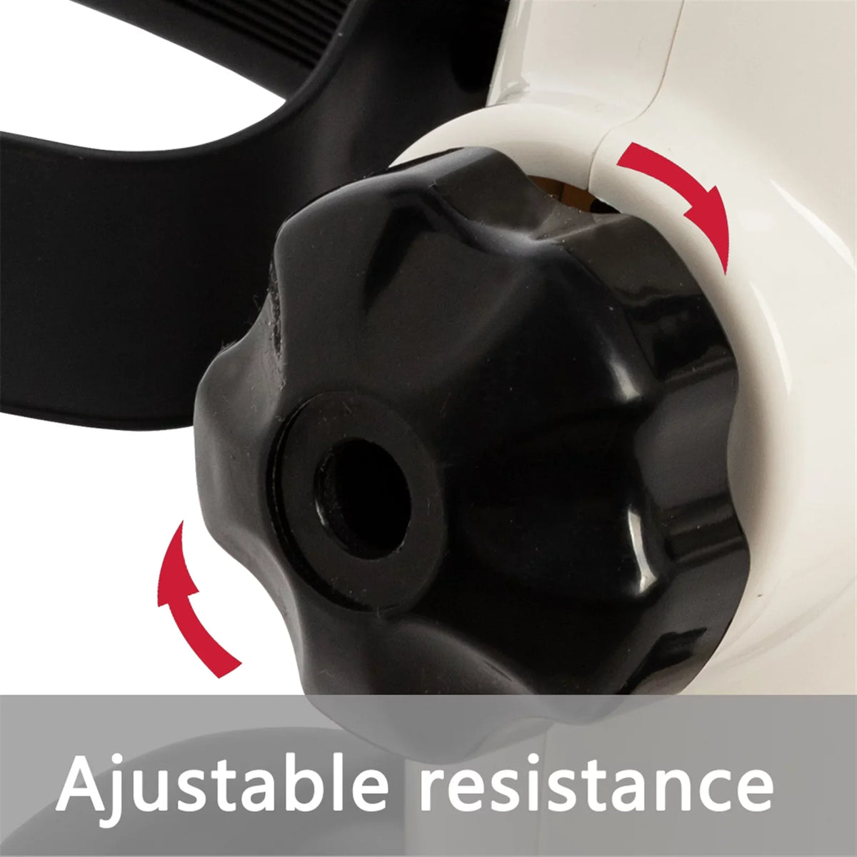 & and Use Exercise Home Mini White Bike Feet Trainer Hands Portable Black