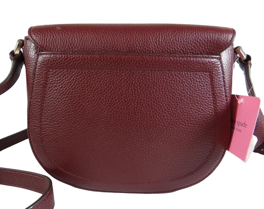Leather Kate Bag Pebbled New Knott Spade crossbody York Saddle Medium