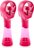 Fan Pack Personal Pink 2 for handheld 3.5 Elite Raspberry, Powered O2COOL inch Battery Cooling, Misting