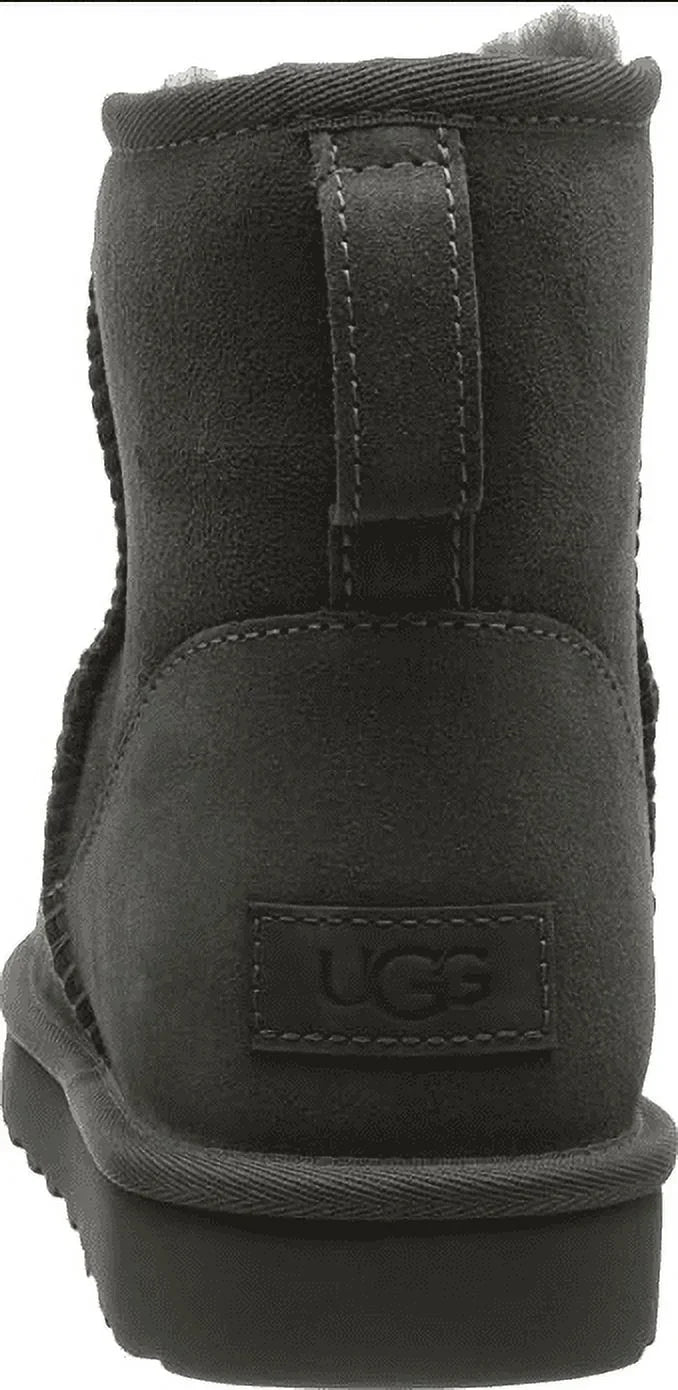 '- UGG Winter Boot II Size Grey Women's Mini Classic - 10