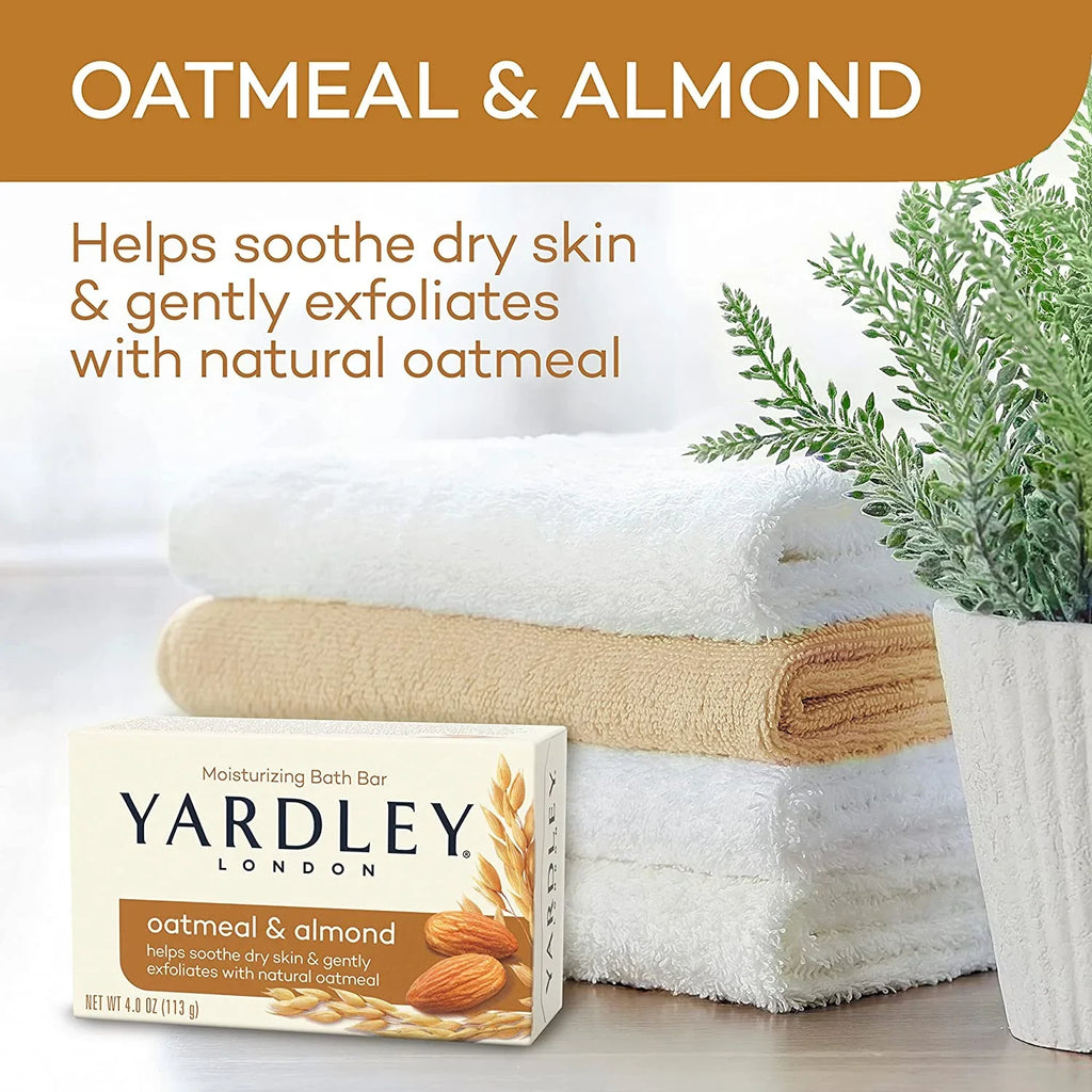 Pack) Oatmeal and Bar Soap, Almond Oz 4 Yardley (12