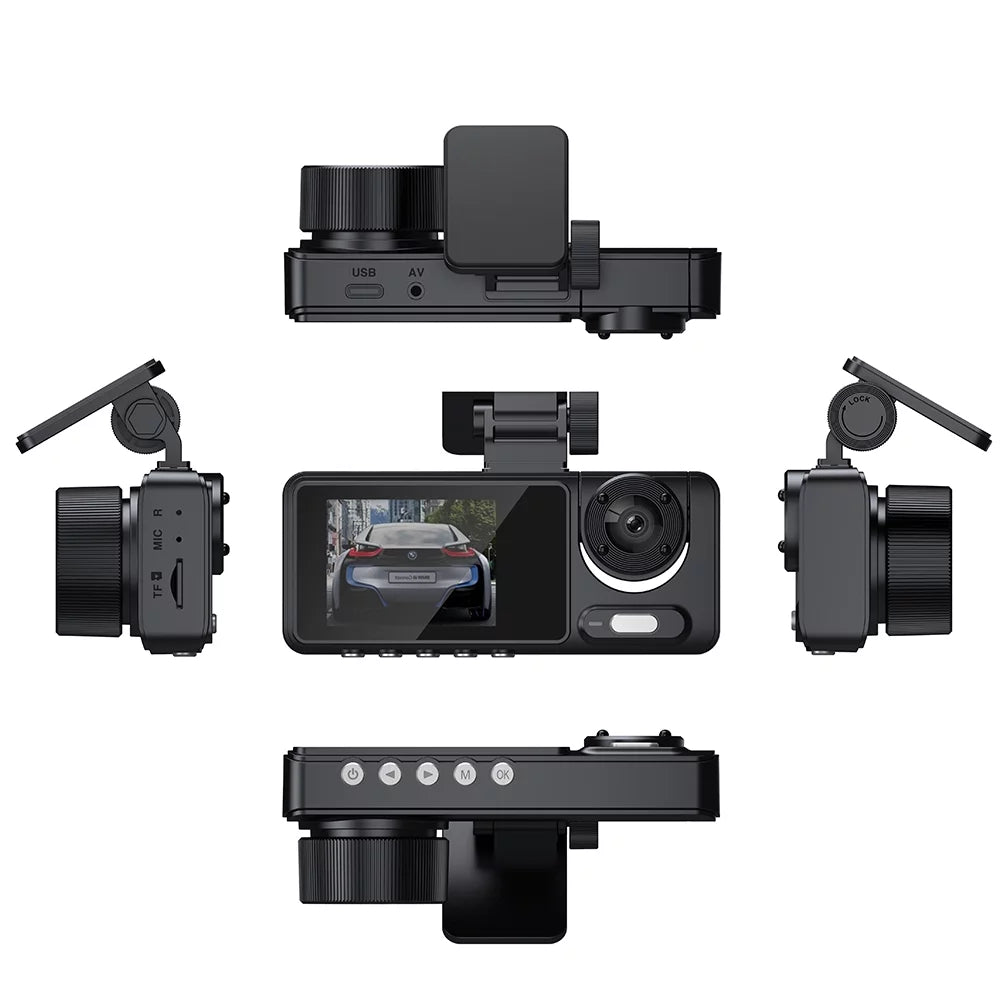 Recorder, Wide Apexeon Car Driving Camera, for Safety Camcorder Multi-Language Video Angle Auto Dash