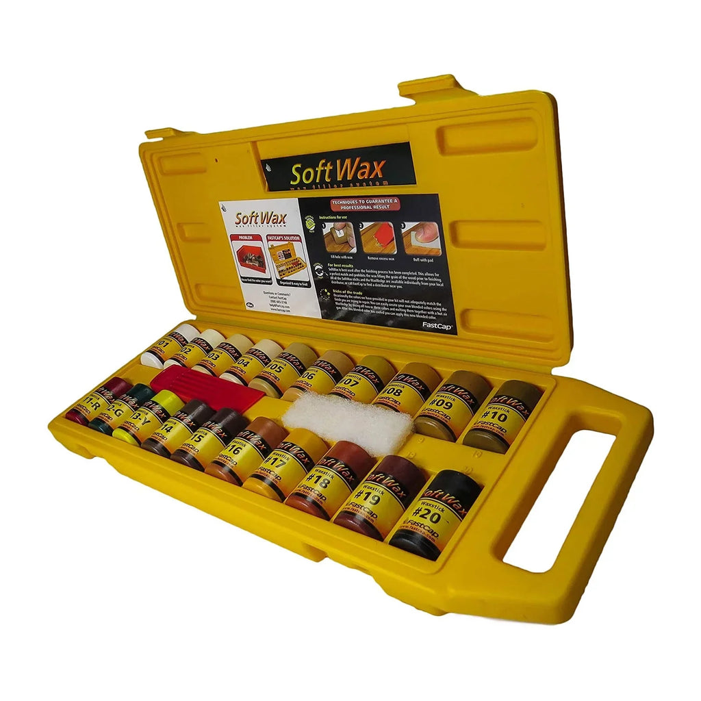 Includes: Case Kit SoftWax Colors, WaxWedge, 20 and Pad, Buffing