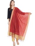 Stole, Chunni, Plain Red Scarf Indian eloria Wrap Dupatta, Woman's Shawl Ethnic