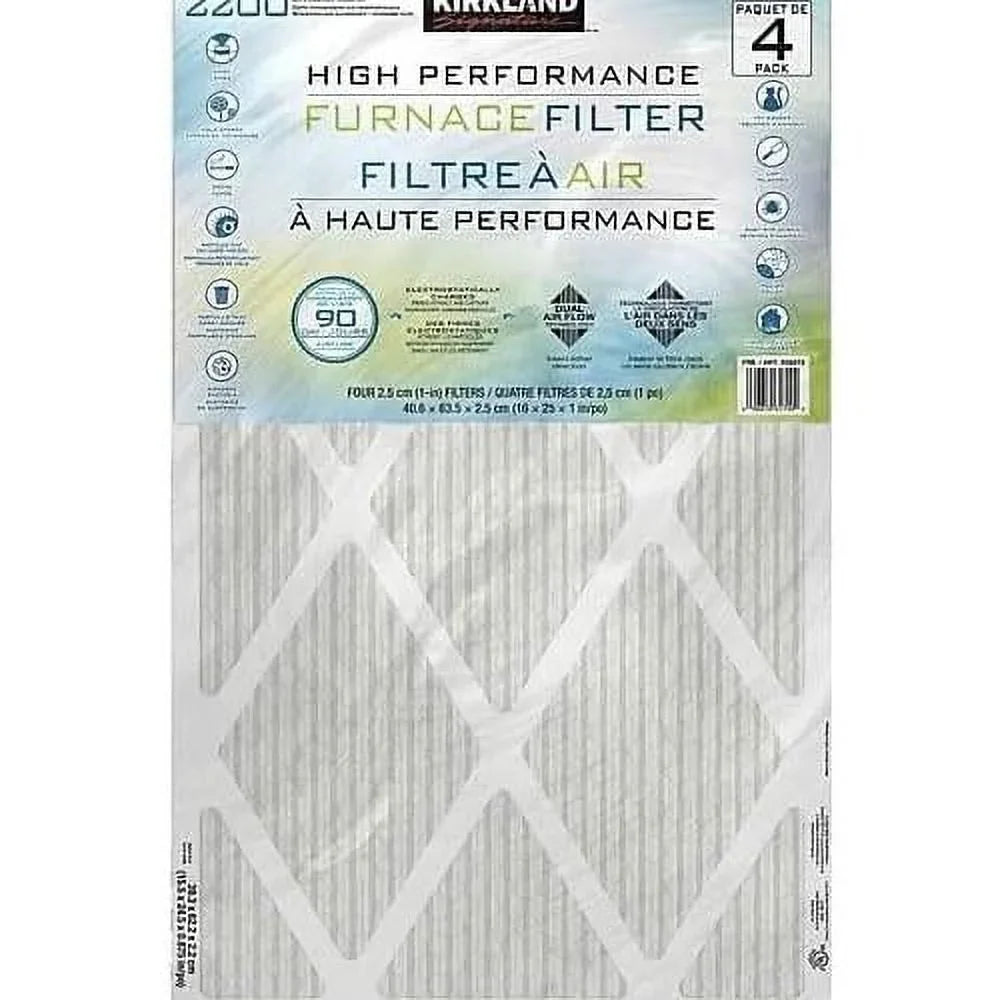Filter, 90 - Furnace 4 Day Technology - 2200 Dual - Performance Performance Allergen PACK Reduction Airflow (16X25x1) Microparticle High