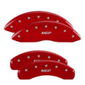 Red finish Caliper silver 2013 300C Covers MGP ch Fits select: Wing Style Engraved 2/Chrysler 300, CHRYSLER CHRYSLER Rear & 4 Front LIMITED 2012