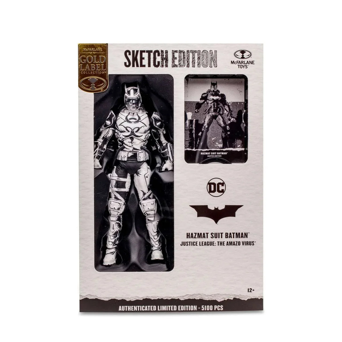 Edition, Collection Gold Label (Sketch DC Virus) Action The Batman Figure Justice Amazo Suit Hazmat McFarlane League: