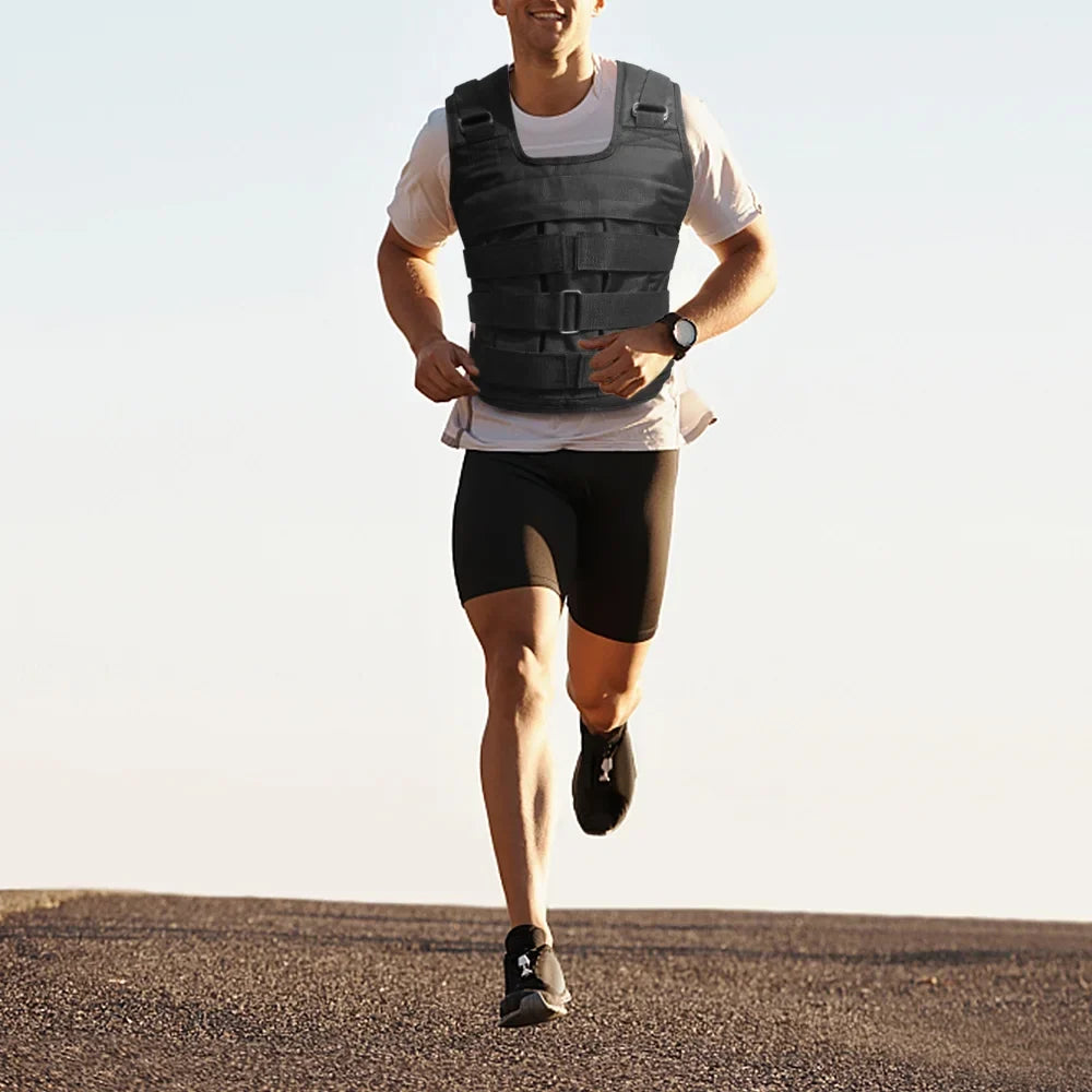 Cloth Weight Strength (Empty) Vest Exercise Weight Oxford Adjustable Training Tomfoto Weighted Max Loading 50kg Loading Jacket