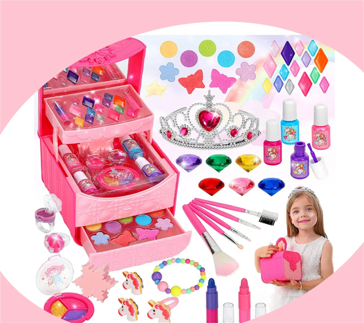 Makeup Set Makeup Unicorn for Kit Girls,Girls Kids