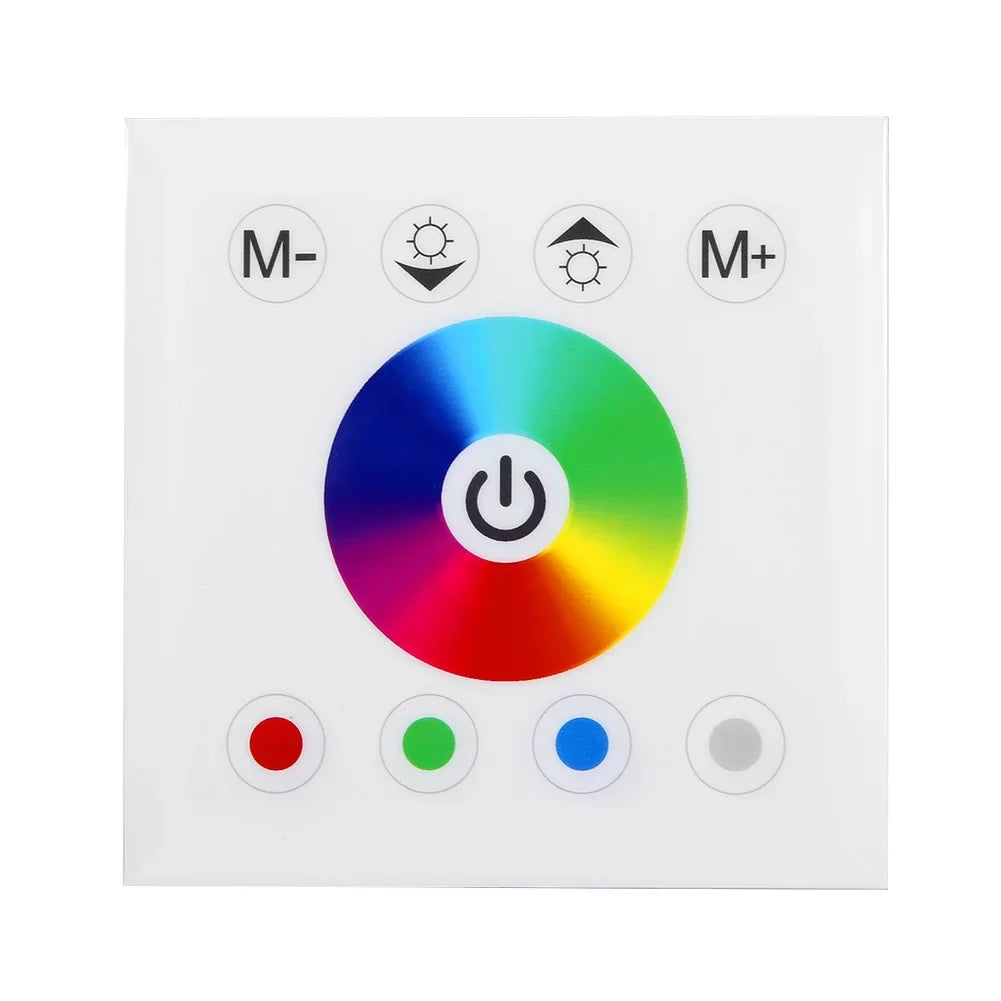 Touch Controller Kathlen Panel Colorful Switch Panel Light(White) LED for - Dimmer Touch RGBW Mounted Controller Wall Strip LED