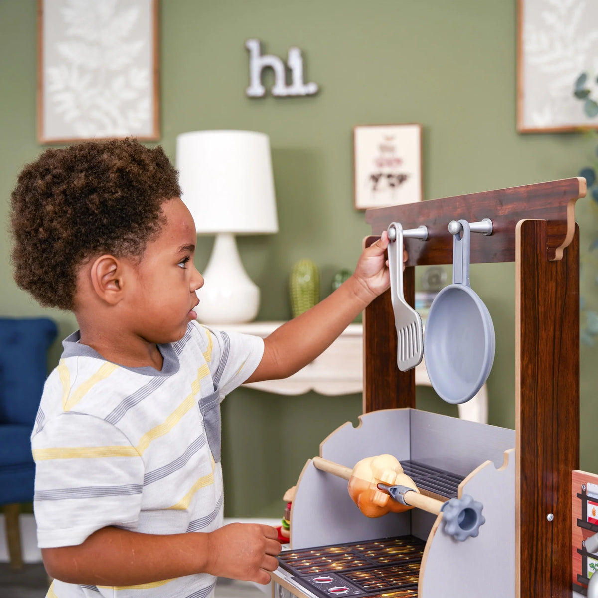 Accessories Grill Spin Food KidKraft with Kitchen Wooden Water-Reveal & & 21 & Play Reveal