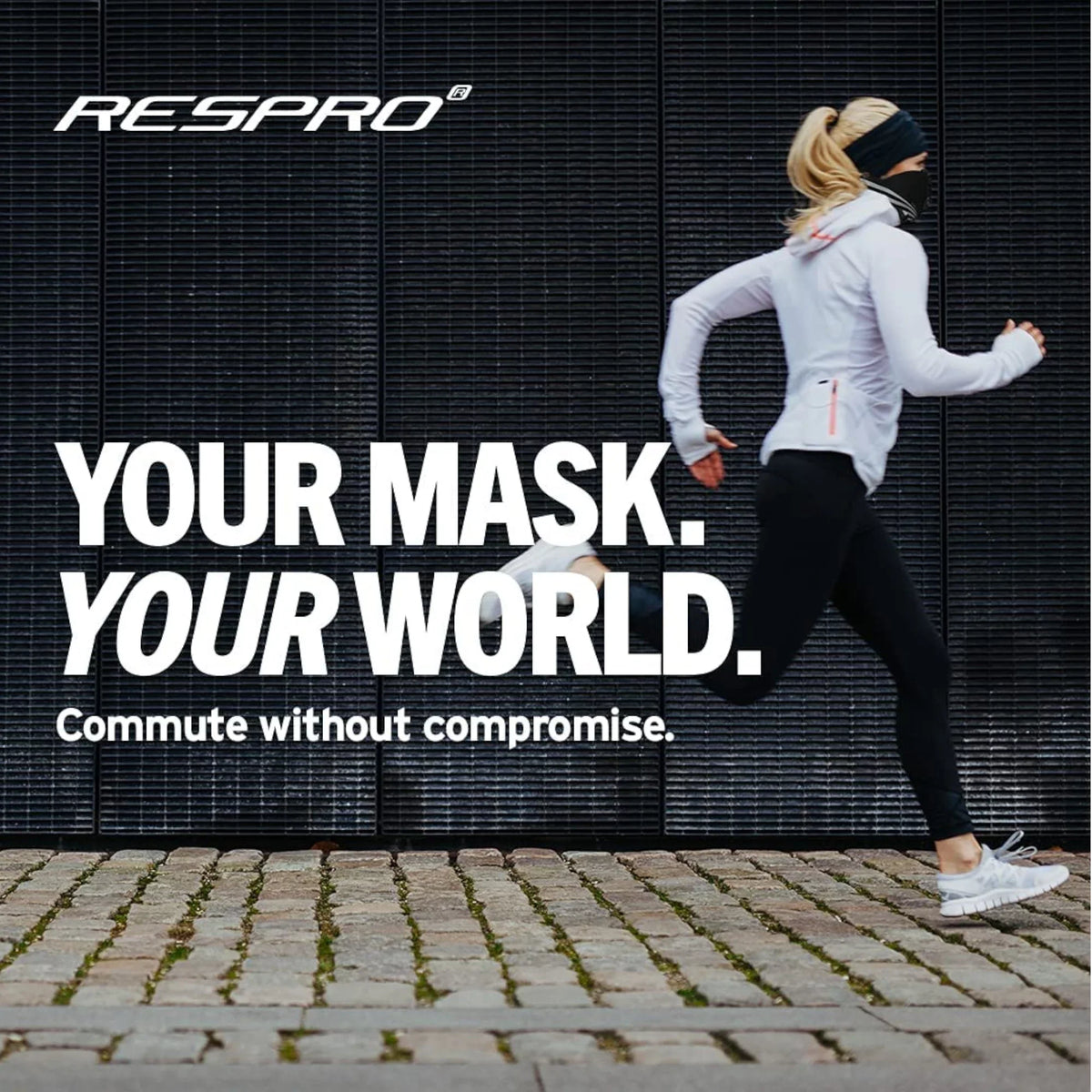 Respro - Ultralight Black Mask L -