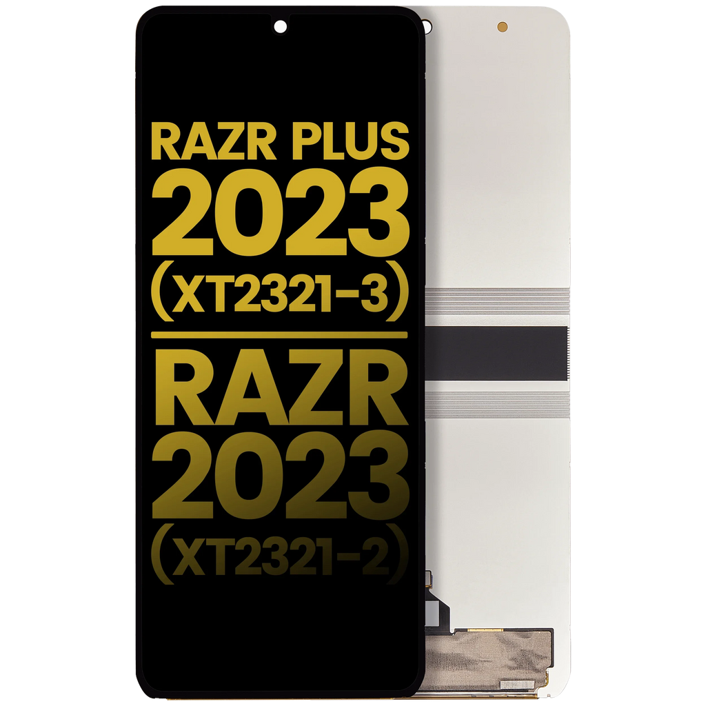 Razr (XT2323-3/23) No Moto / Replacement Razr For Assembly 40 OLED Main (Refurbished) Frame Compatible Motorola Plus