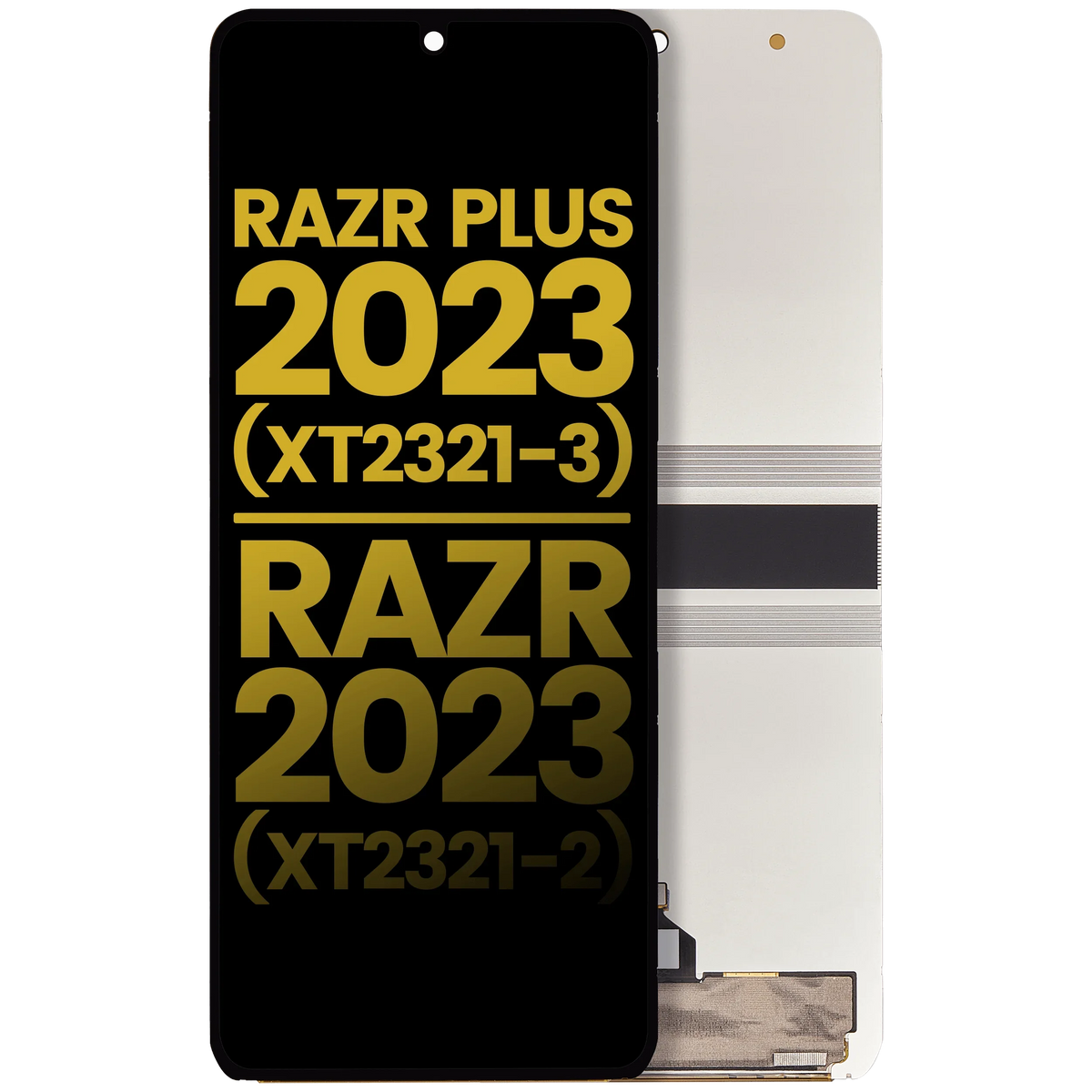 Razr (XT2323-3/23) No Moto / Replacement Razr For Assembly 40 OLED Main (Refurbished) Frame Compatible Motorola Plus